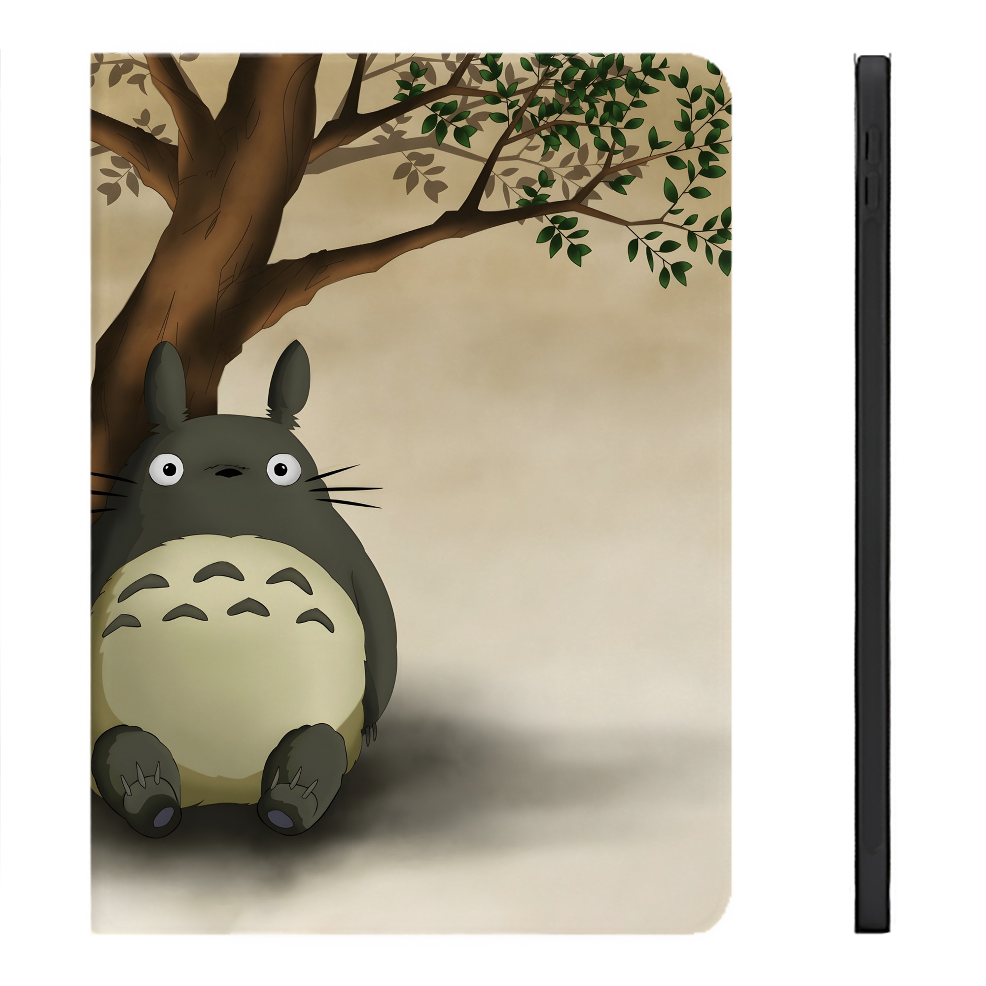 （画像用） となりのトトロ 草壁メイ 草壁サツキ My Neighbor Totoro Satsuki Kusakabe Mei Kusakabe IPadケース ペンホルダー付き ブックスタイルデザイン